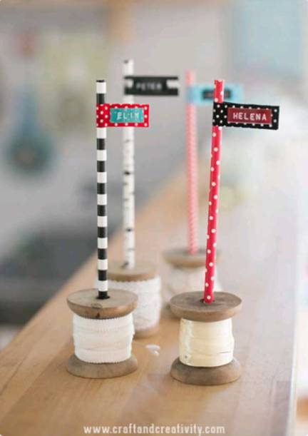Spool-placecards